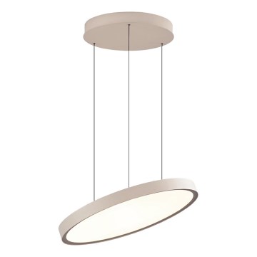 LED Lustr na lanku DENVER LED/76W/230V béžová