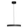 LED Lustr na lanku DISC LED/38W/230V pr. 45 cm černá