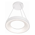 LED Lustr na lanku DRAX LED/32W/230V 4000K pr. 38 cm bílá