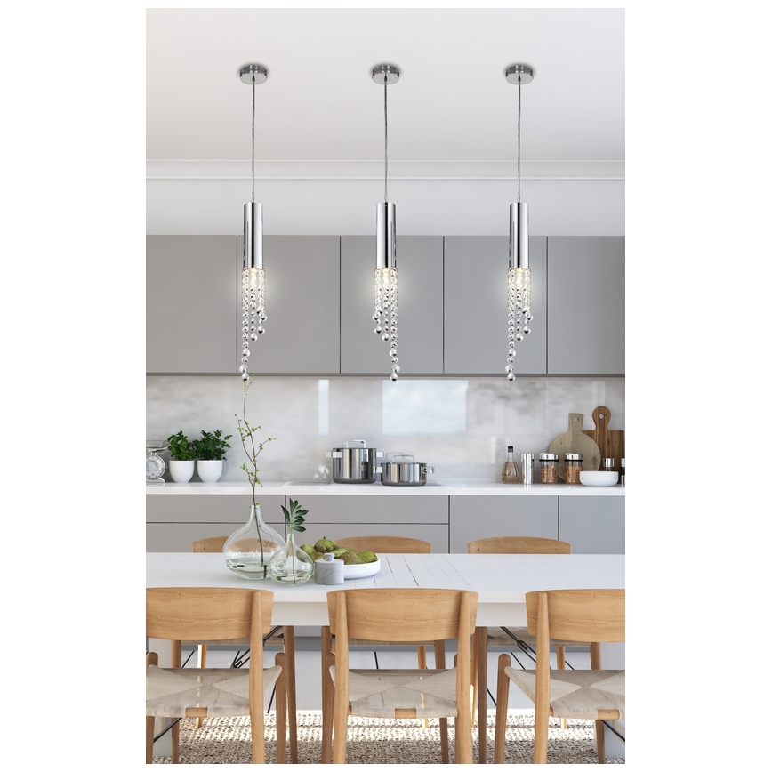 LED Lustr na lanku DUERO LED/3W/230V