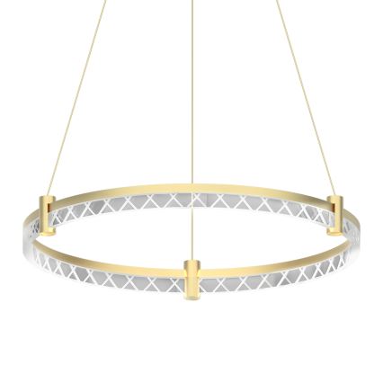 LED Lustr na lanku ELEGANCE LED/36W/230V pr. 60 cm zlatá