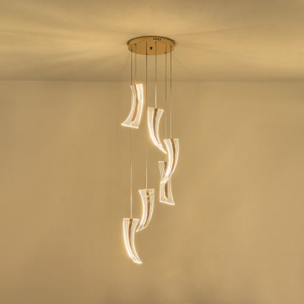 LED Lustr na lanku FIRENZE 6xLED/10W/230V 3000K