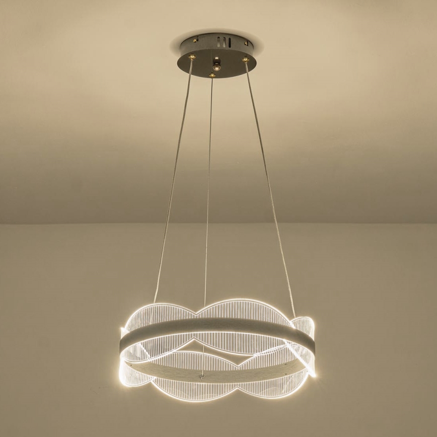 LED Lustr na lanku FIRENZE LED/48W/230V 3000K pr. 40 cm
