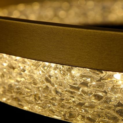 LED Lustr na lanku GALA LED/25W/230V pr. 50 cm zlatá