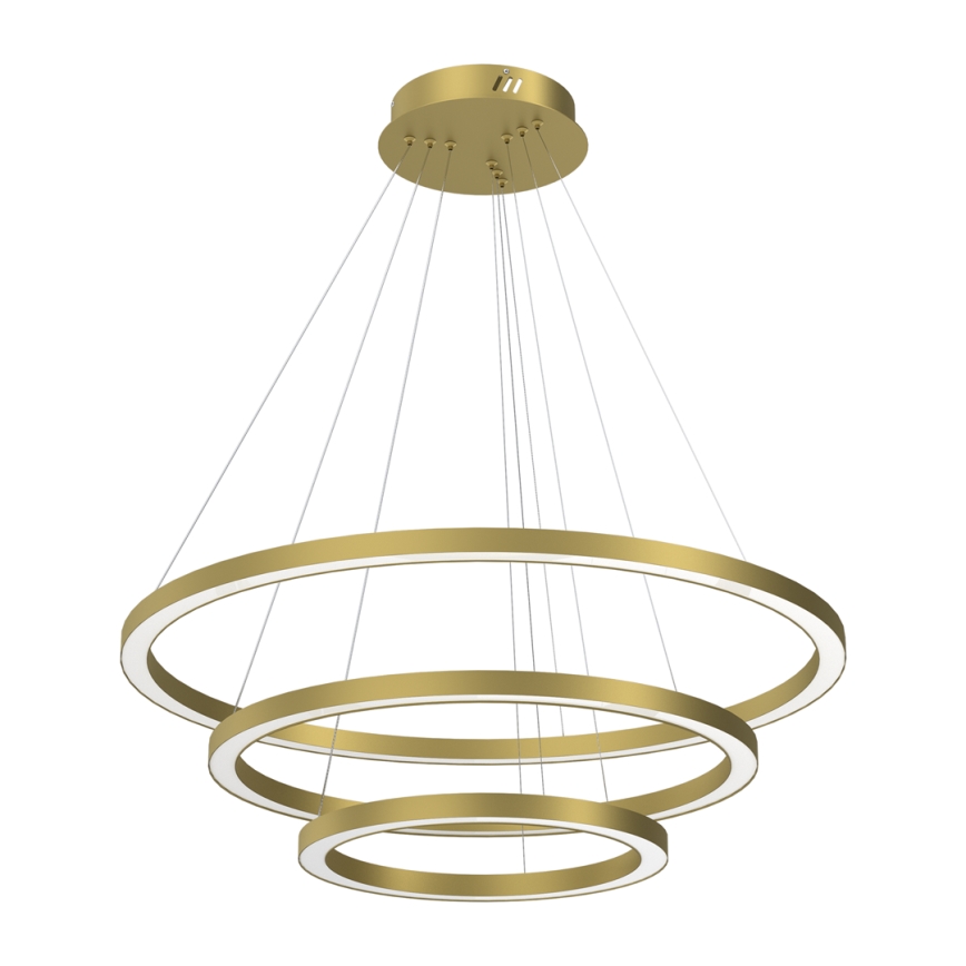 LED Lustr na lanku GALAXIA LED/85W/230V zlatá