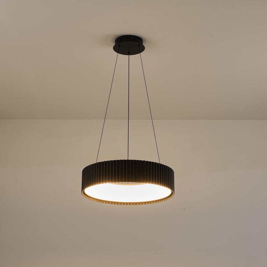 LED Lustr na lanku HALLO LED/30W/230V 3000K černá