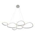 LED Lustr na lanku HELIX LED/61W/230V stříbrná