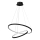 LED Lustr na lanku HOOP LED/51W/230V pr. 60 cm 4000K černá