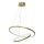 LED Lustr na lanku HOOP LED/51W/230V pr. 60 cm 4000K zlatá