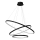 LED Lustr na lanku HOOP LED/93W/230V pr. 60 cm 4000K černá