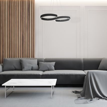 LED Lustr na lanku INFINITY LED/50W/230V