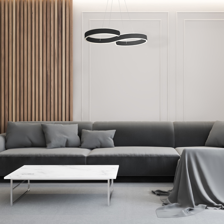 LED Lustr na lanku INFINITY LED/50W/230V