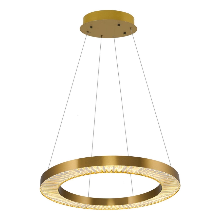 LED Lustr na lanku JESI LED/85W/230V 3000K pr. 80 cm bronzová