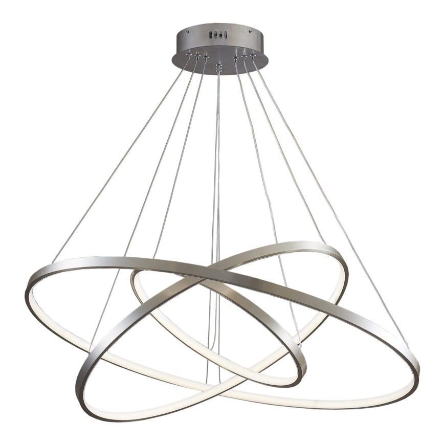 LED Lustr na lanku LEA LED/60W/230V 4000K pr. 80 cm matný chrom