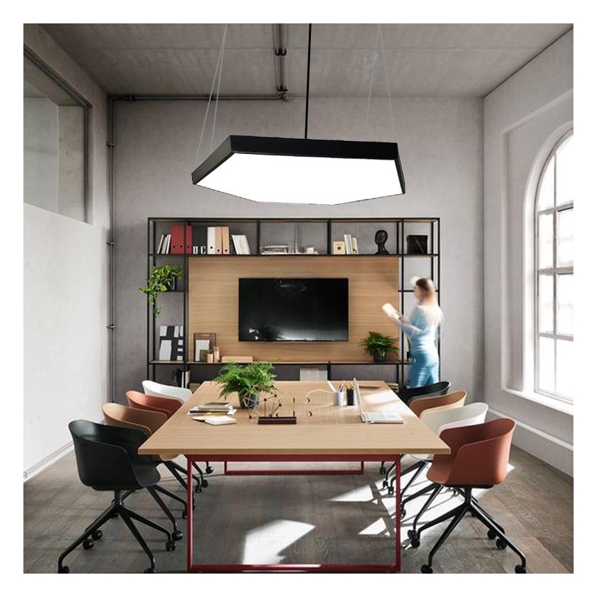 LED Lustr na lanku LED/100W/230V 4000K pr. 100 cm