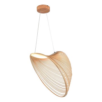 LED Lustr na lanku LED/10W/230V 3000K béžová