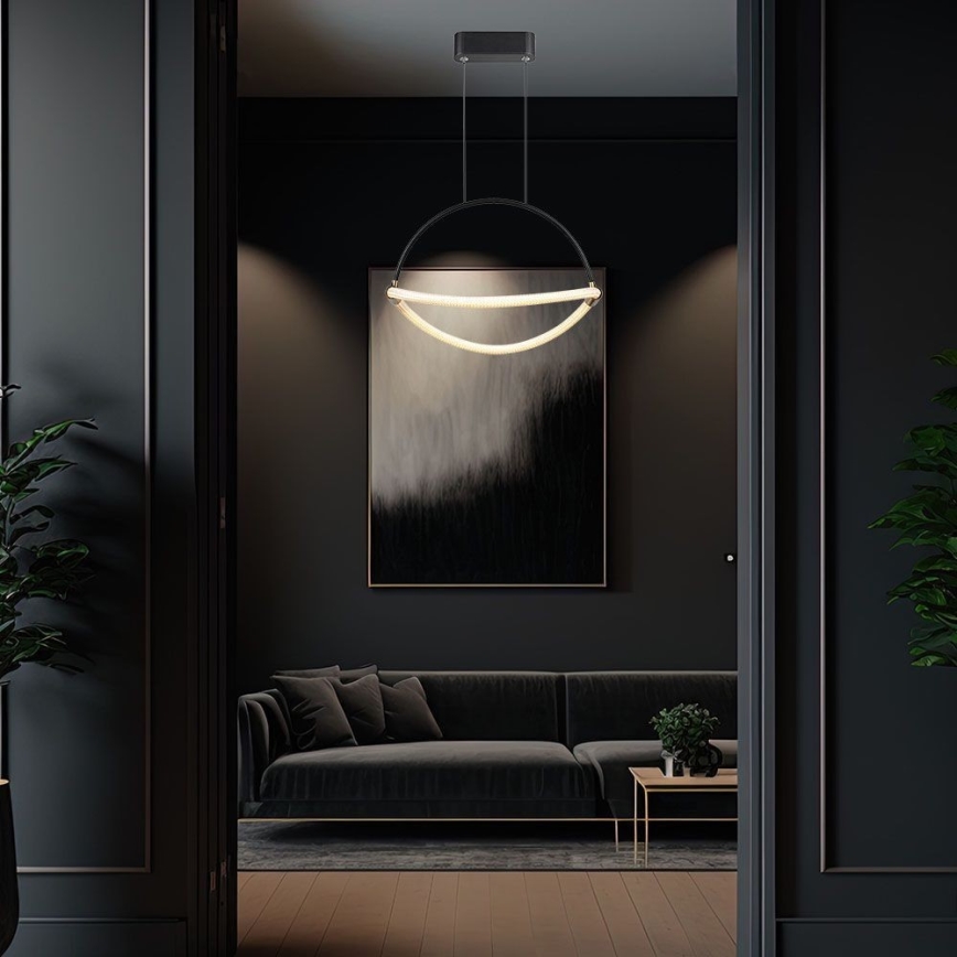 LED Lustr na lanku LED/12W/230V 3000K pr. 40 cm