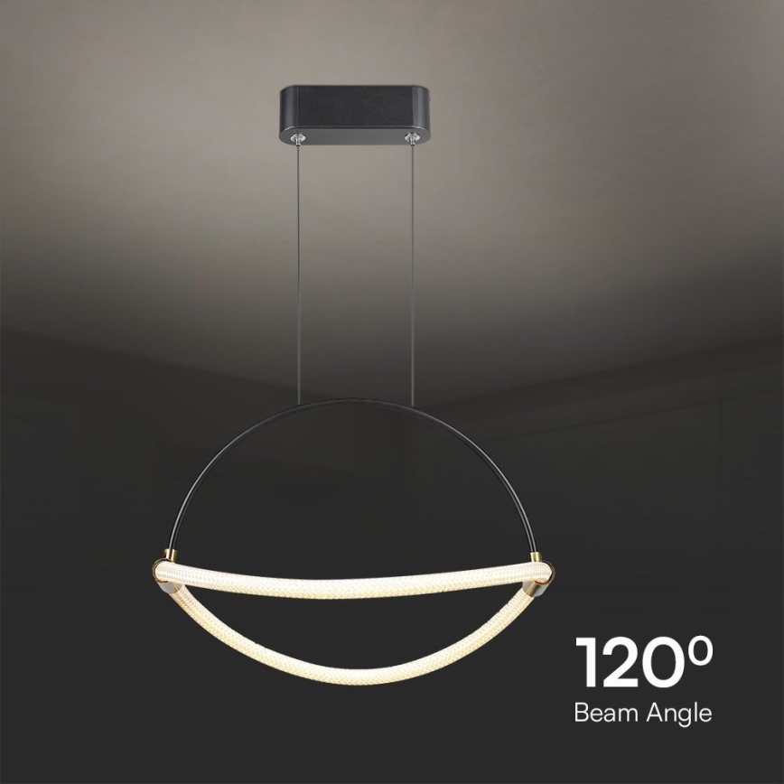 LED Lustr na lanku LED/12W/230V 3000K pr. 40 cm