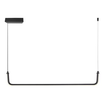 LED Lustr na lanku LED/12W/230V 4000K 90 cm černá