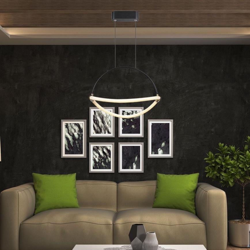 LED Lustr na lanku LED/12W/230V 4000K pr. 40 cm