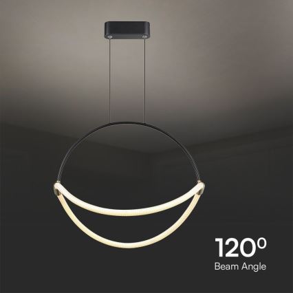 LED Lustr na lanku LED/16W/230V 4000K pr. 50 cm