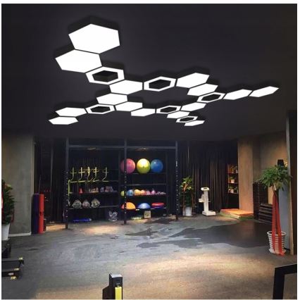 LED Lustr na lanku LED/20W/230V černá