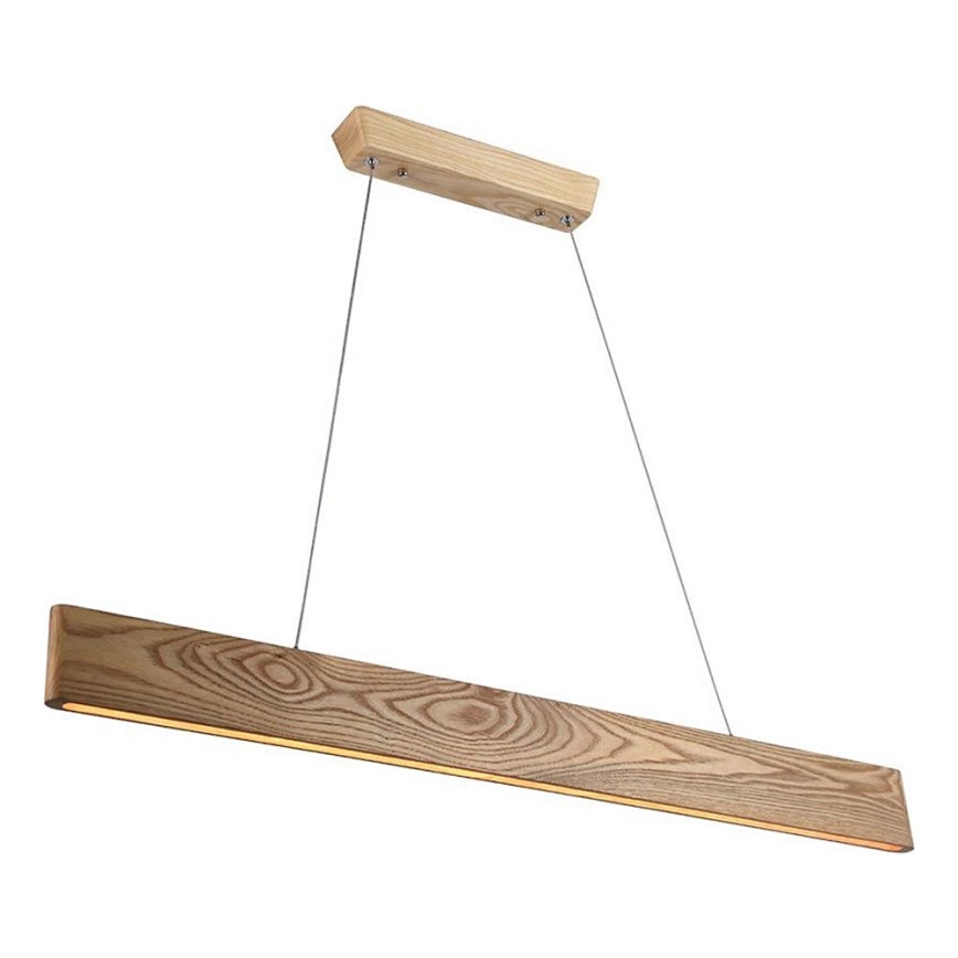 LED Lustr na lanku LED/24W/230V 3000K hnědá