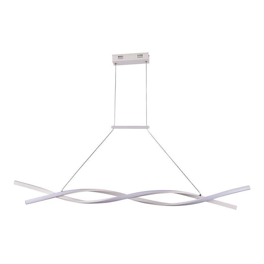 LED Lustr na lanku LED/30W/230V 4000K bílá