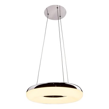 LED Lustr na lanku LED/40W/230V 3000K pr. 40 cm lesklý chrom