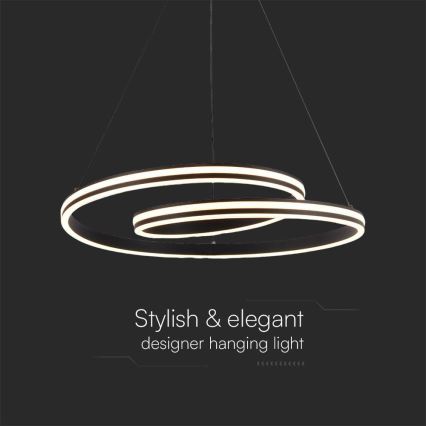 LED Lustr na lanku LED/40W/230V 3000/4000/6400K