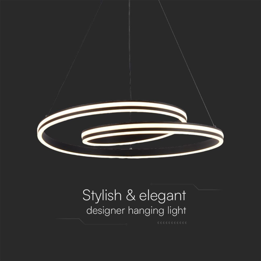 LED Lustr na lanku LED/40W/230V 3000/4000/6400K