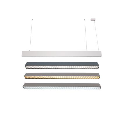 LED Lustr na lanku LED/55W/230V 3000/4000/6500K 120 cm bílá
