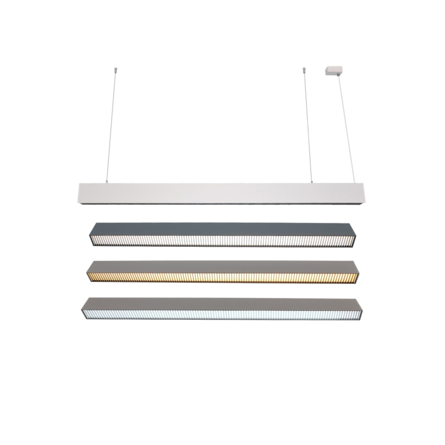 LED Lustr na lanku LED/55W/230V 3000/4000/6500K 120 cm bílá