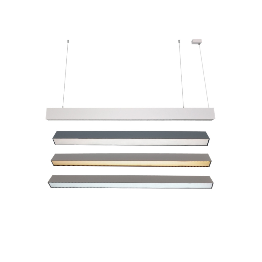 LED Lustr na lanku LED/55W/230V 3000/4000/6500K 120 cm bílá