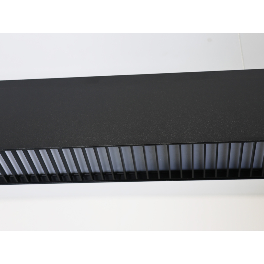 LED Lustr na lanku LED/55W/230V 3000/4000/6500K 120 cm černá