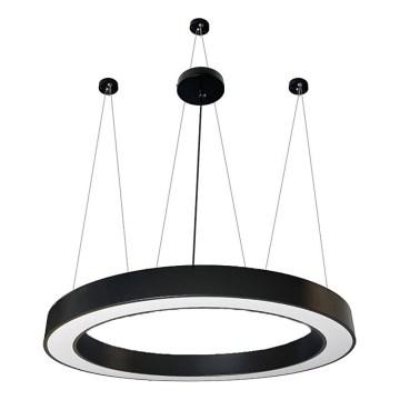 LED Lustr na lanku LED/60W/230V 4000K pr. 120 cm černá