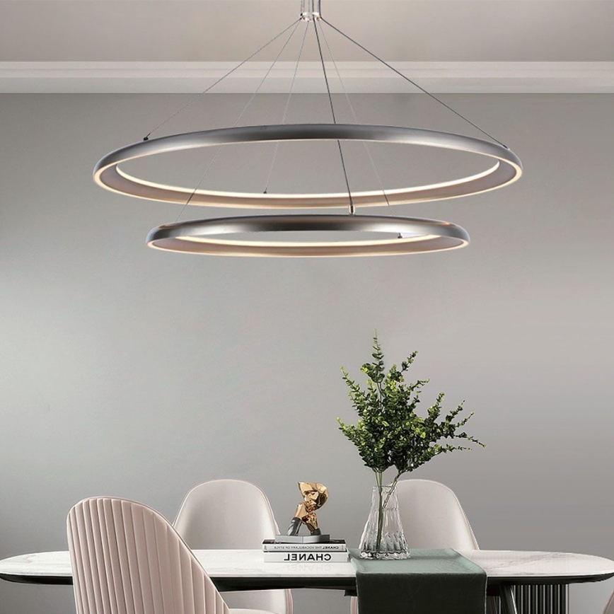 LED Lustr na lanku LED/65W/230V 3000K