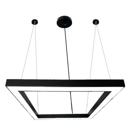 LED Lustr na lanku LED/80W/230V 4000K 120x120 cm černá