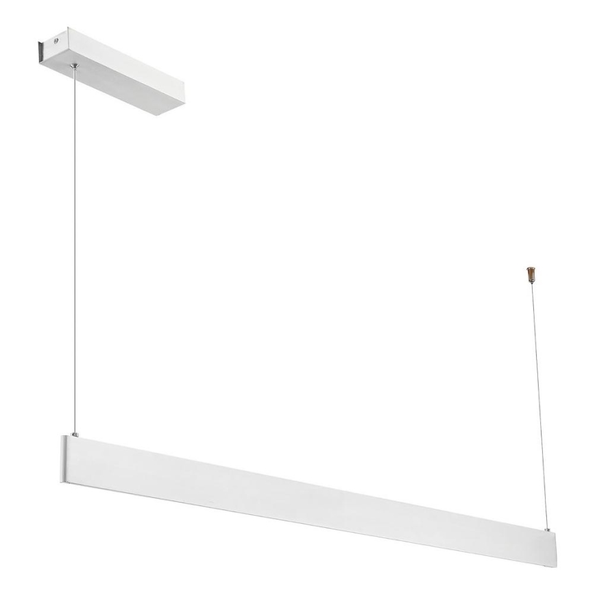 LED Lustr na lanku LINEA LED/36W/230V 3000/4000/5700K CRI 90 bílá