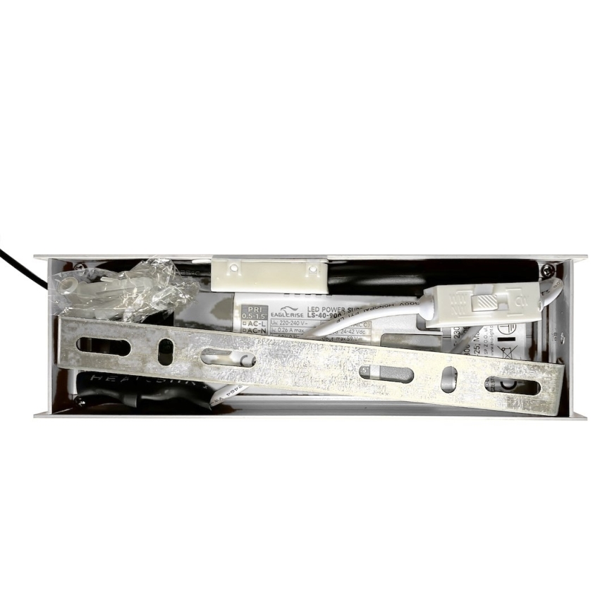 LED Lustr na lanku LINEA LED/36W/230V 3000/4000/5700K CRI 90 bílá