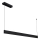 LED Lustr na lanku LINEA LED/36W/230V 3000/4000/5700K CRI 90 černá