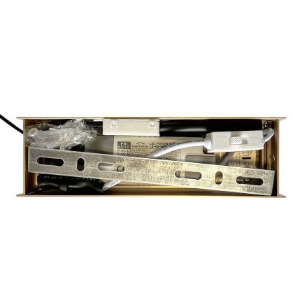 LED Lustr na lanku LINEA LED/36W/230V 3000/4000/5700K CRI 90 zlatá