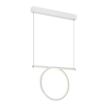 LED Lustr na lanku LOOP LED/20W/230V bílá