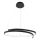 LED Lustr na lanku LORENZO LED/35W/230V černá