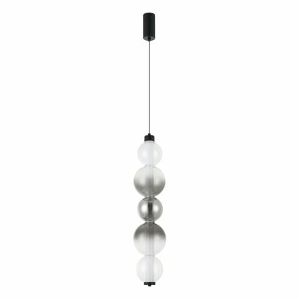 LED Lustr na lanku LUMMI LED/19W/230V černá/kouřová