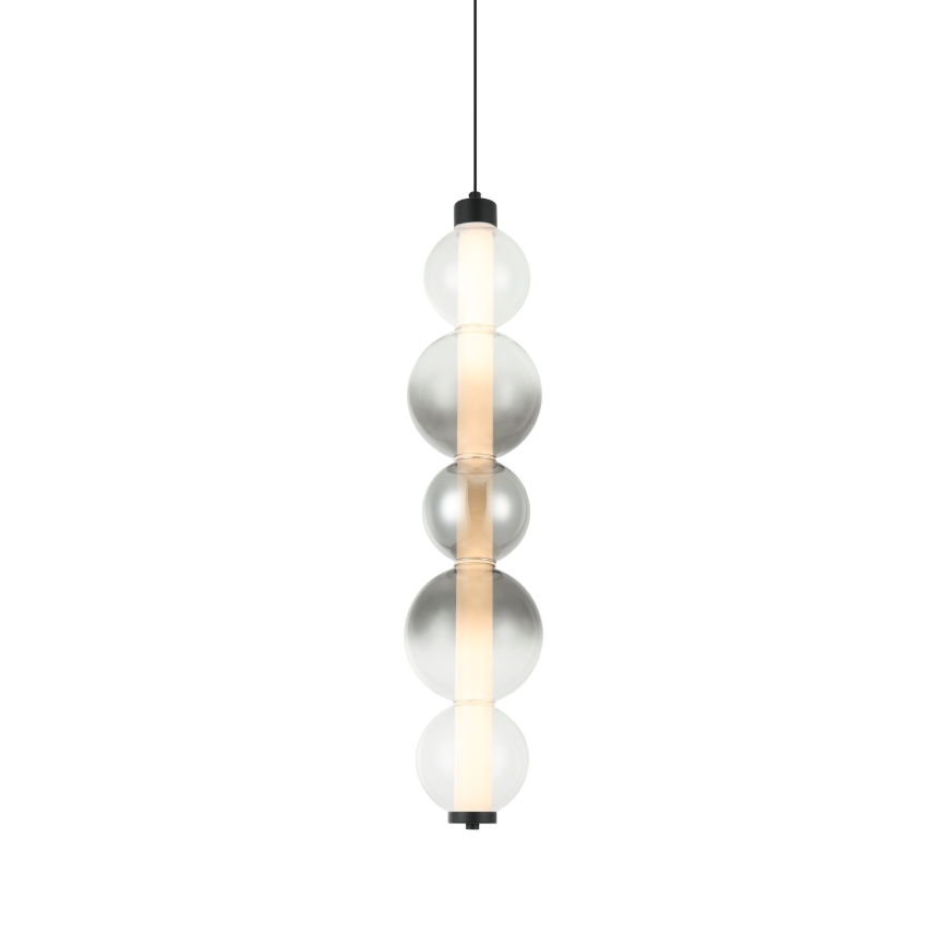 LED Lustr na lanku LUMMI LED/19W/230V černá/kouřová