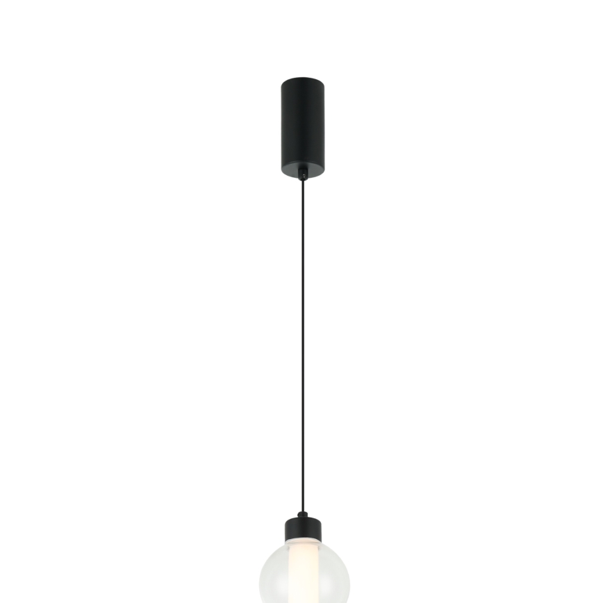 LED Lustr na lanku LUMMI LED/19W/230V černá/kouřová