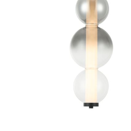 LED Lustr na lanku LUMMI LED/19W/230V černá/kouřová