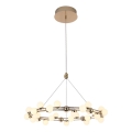 LED Lustr na lanku MARS LED/50W/230V 3000K zlatá