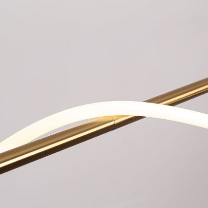 LED Lustr na lanku MELECA LED/24W/230V 3000/4000/6000K 100 cm zlatá